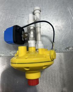 Pressure regulator w/elec.ball valve, SST, QA